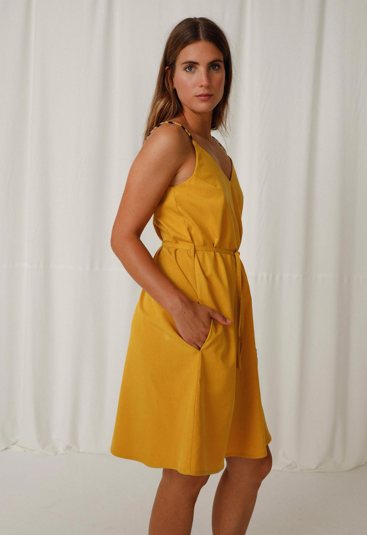 V05 Dress Viridis Canary Yellow